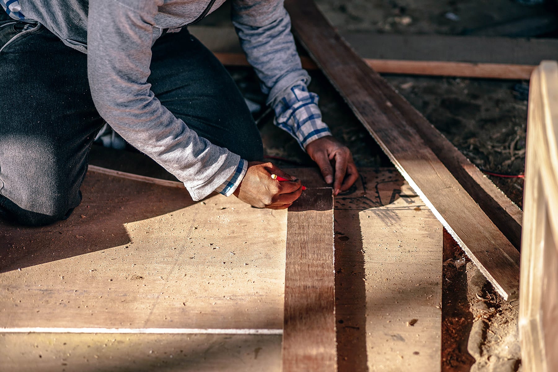 Repairs on a house for sale to satisfy contract requirements.