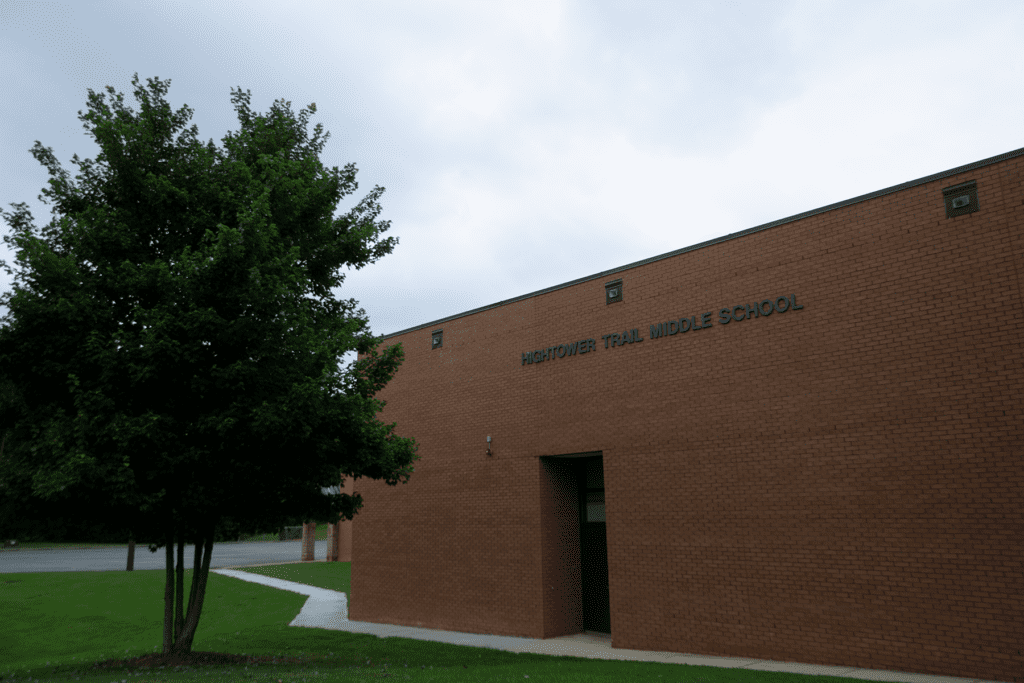 Hightower Trail Middle School Building in Marietta, GA.