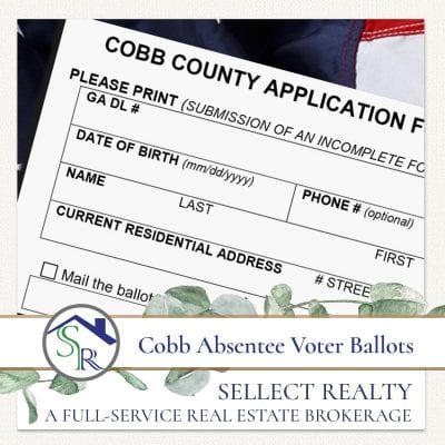 2020 Cobb County Absentee Voter Ballot Applications